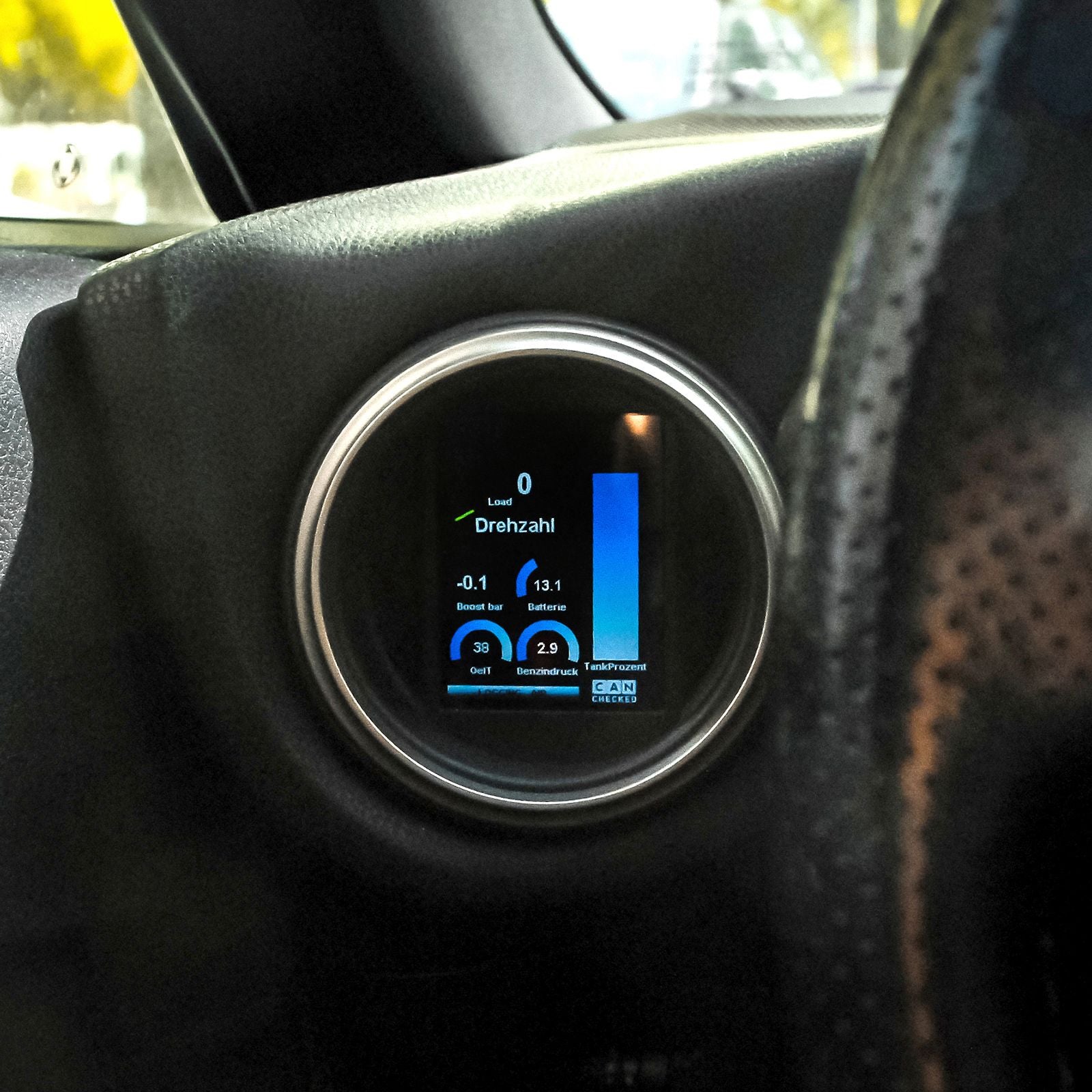 CANchecked MFD28 for Toyota GT86 / Subaru BRZ